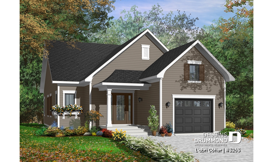 Version couleur no. 4 - Vue avant - L'abri Côtier