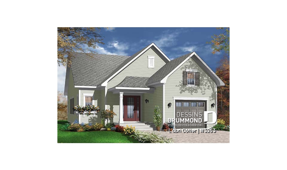 Vue avant - MODÈLE DE BASE - L'abri Côtier