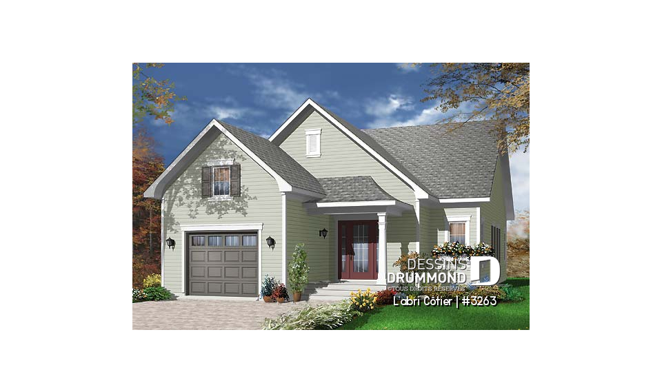 Vue avant - MODÈLE DE BASE - L'abri Côtier