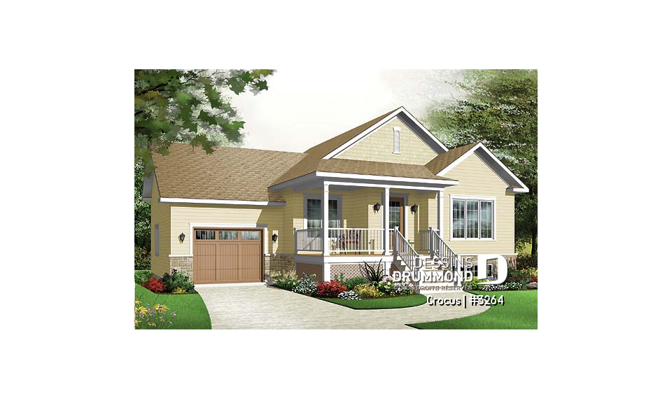 Vue avant – Modèle ORIGINAL - Crocus