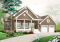 Vue avant - MODÈLE DE BASE - Plan de maison de style craftsman avec garage double, 2 chambres, plancher spacieux - Zoé