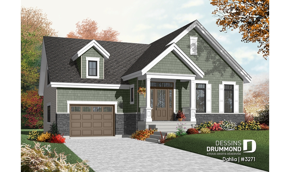 Version couleur no. 3 - Vue avant - Dahlia