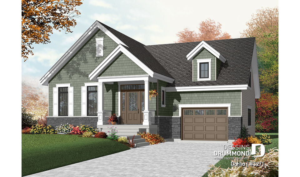 Version couleur no. 3 - Vue avant - Dahlia