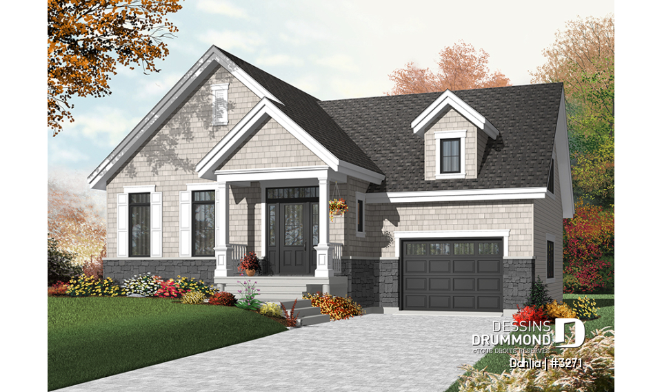 Version couleur no. 7 - Vue avant - Dahlia