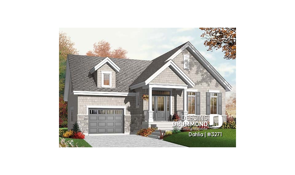 Vue avant – Modèle ORIGINAL - Dahlia