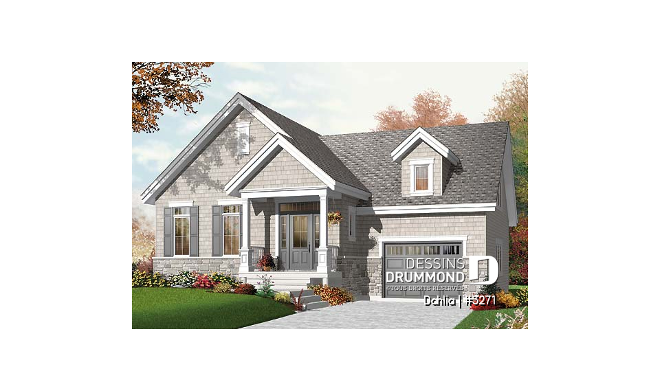 Vue avant – Modèle ORIGINAL - Dahlia