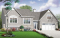 Vue avant - MODÈLE DE BASE - Plan de maison 2 à 4 chambres, style Cap Cod, garage double, espace boni aménageable - Amaryllis 