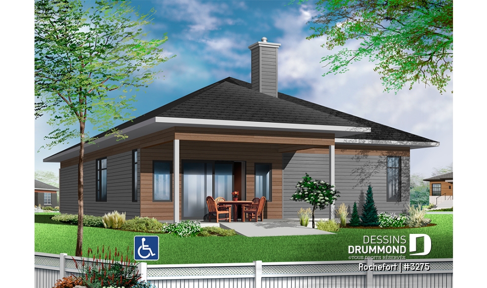 Vue arrière - MODÈLE DE BASE - Rochefort