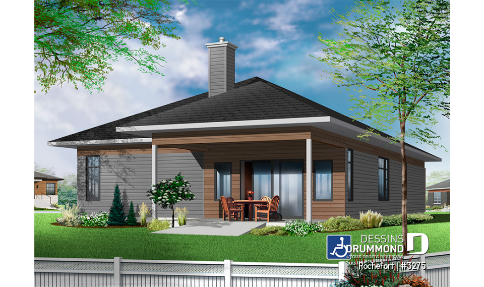 Vue arrière - MODÈLE DE BASE - Rochefort