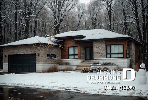 Vue avant - MODÈLE DE BASE -  - Millois