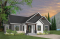 Vue avant - MODÈLE DE BASE - Plan maison 3 chambres, Craftsman, chambre des maîtres avec walk-in & salle de douche privée, buanderie, foyer - Providence 1