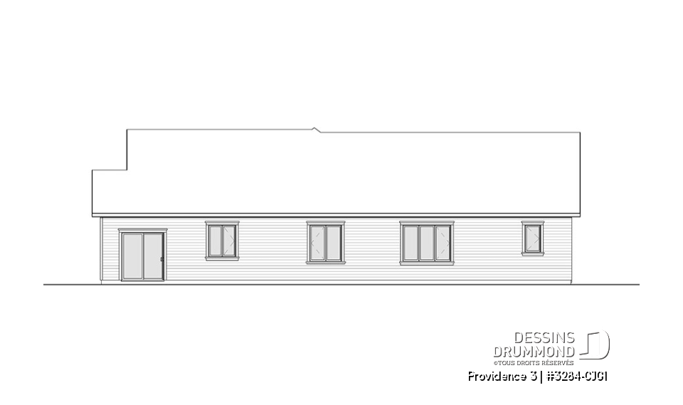 Élévation arrière - Providence 3