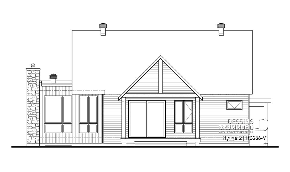 Élévation arrière - Hygge 2