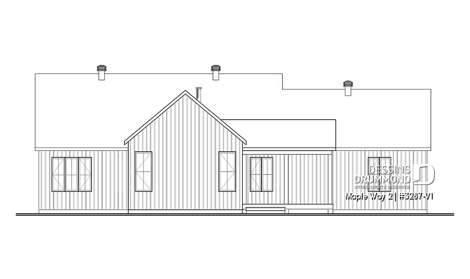 Élévation arrière - Maple Way 2