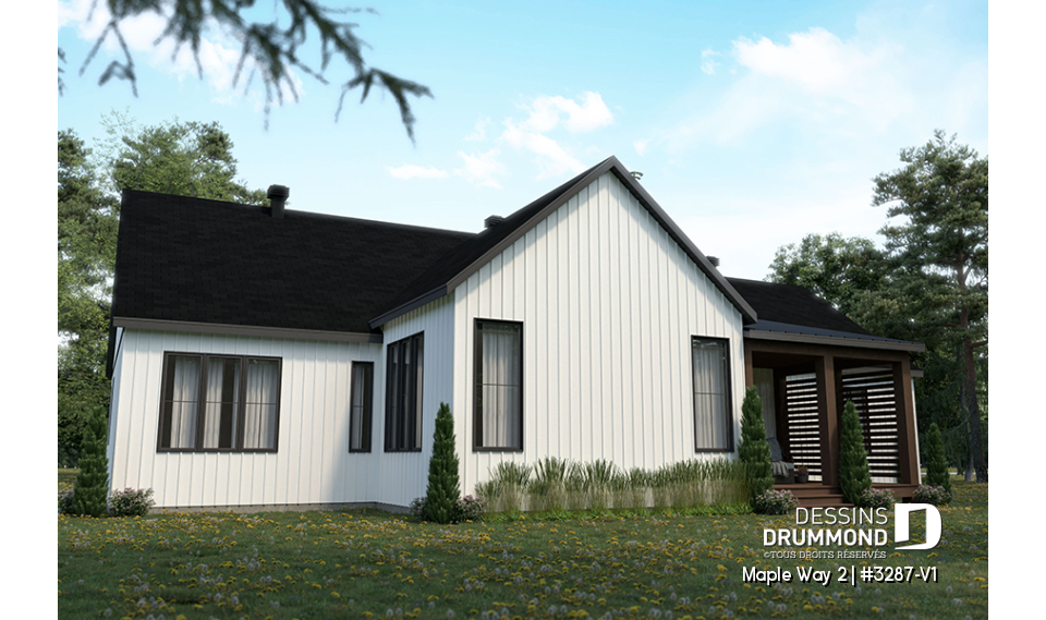 Vue arrière - MODÈLE DE BASE - Maple Way 2