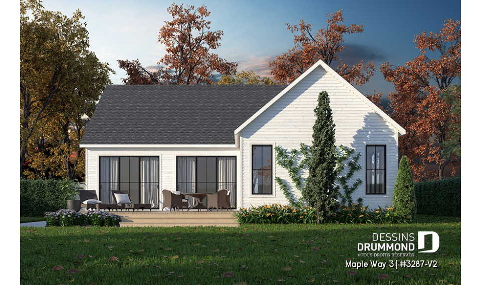 Vue arrière - MODÈLE DE BASE - Maple Way 3