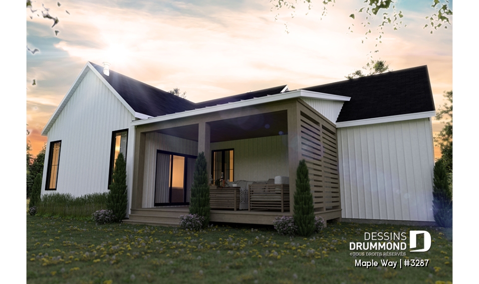 Vue arrière - MODÈLE DE BASE - Maple Way