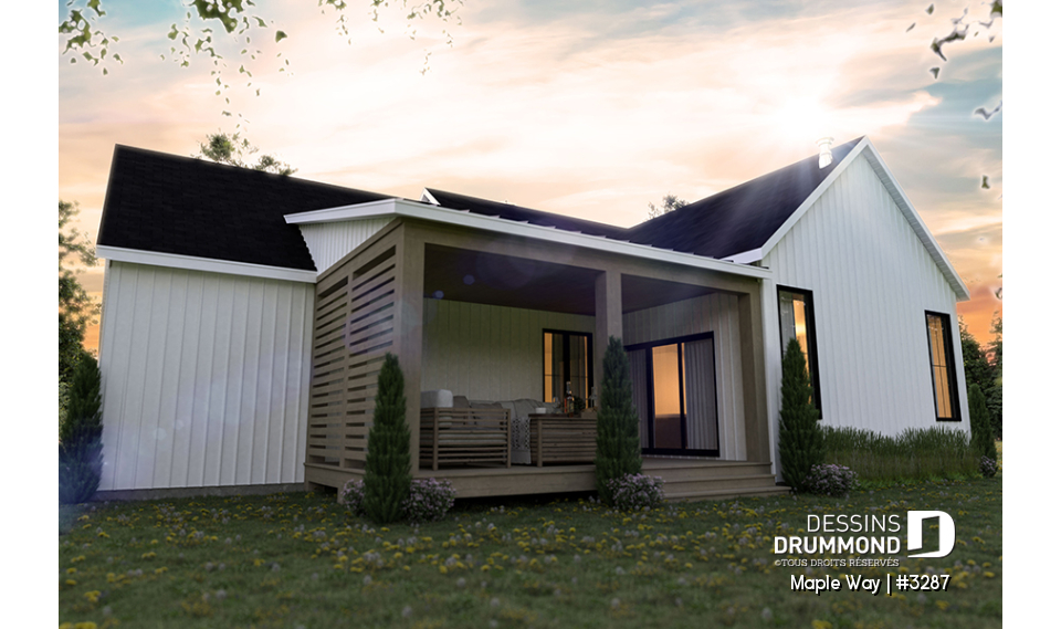 Vue arrière - MODÈLE DE BASE - Maple Way