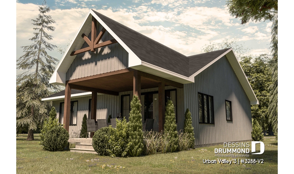 Vue arrière - MODÈLE DE BASE - Urban Valley 3