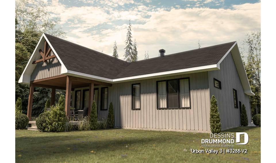 Vue arrière - MODÈLE DE BASE - Urban Valley 3