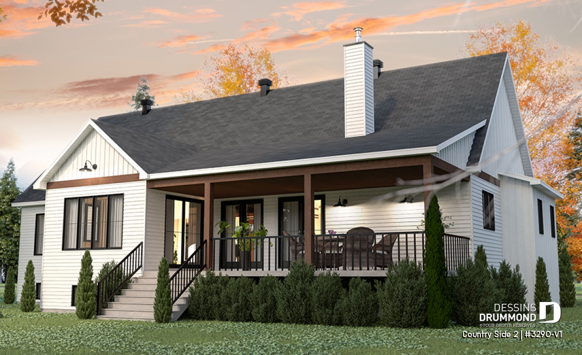 Vue arrière - MODÈLE DE BASE - Country Side 2