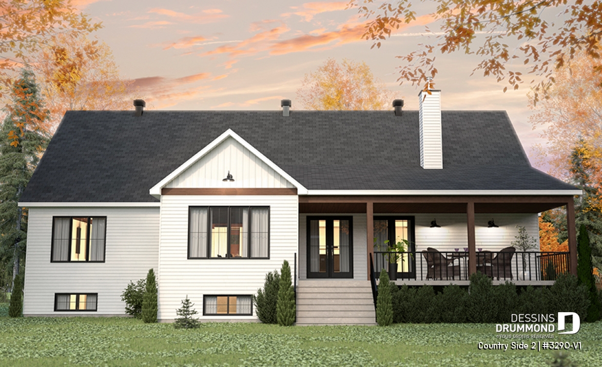 Vue arrière - MODÈLE DE BASE - Country Side 2