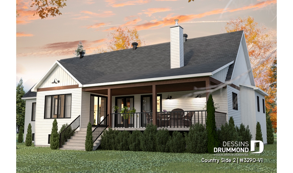 Vue arrière - MODÈLE DE BASE - Country Side 2