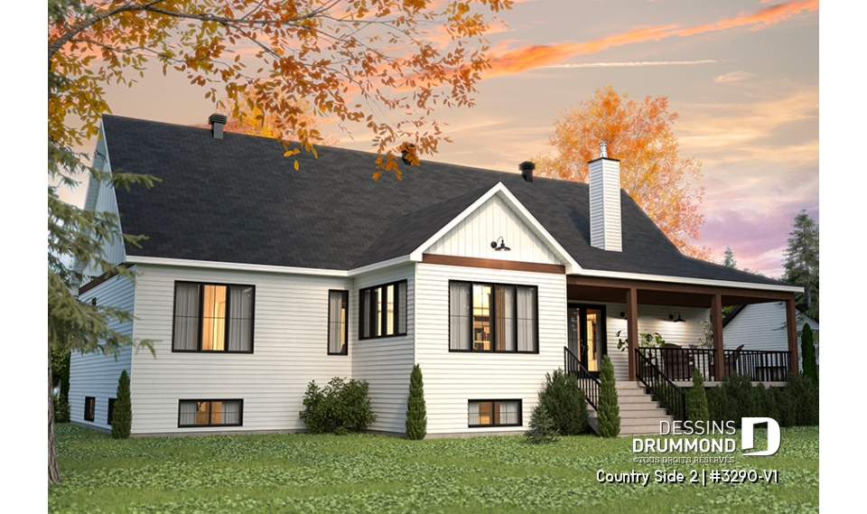 Vue arrière - MODÈLE DE BASE - Country Side 2