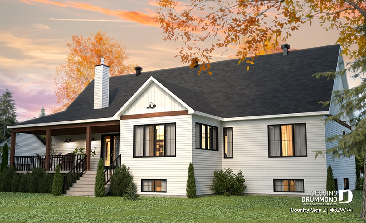 Vue arrière - MODÈLE DE BASE - Country Side 2