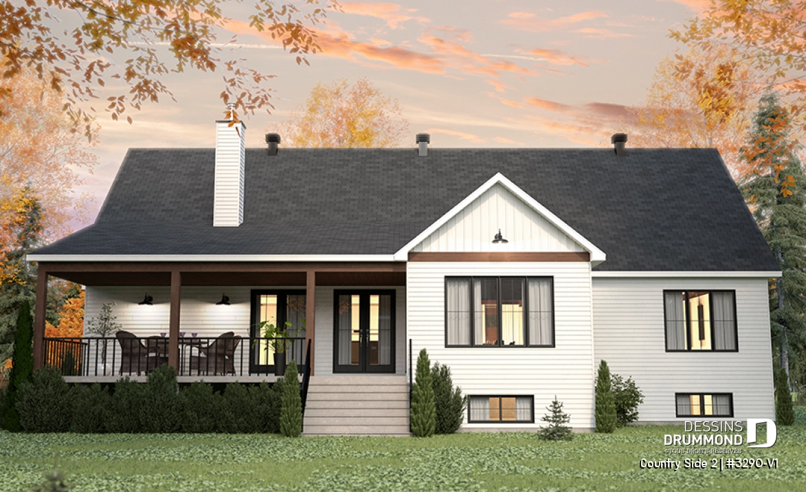Vue arrière - MODÈLE DE BASE - Country Side 2