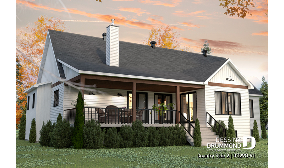 Vue arrière - MODÈLE DE BASE - Country Side 2