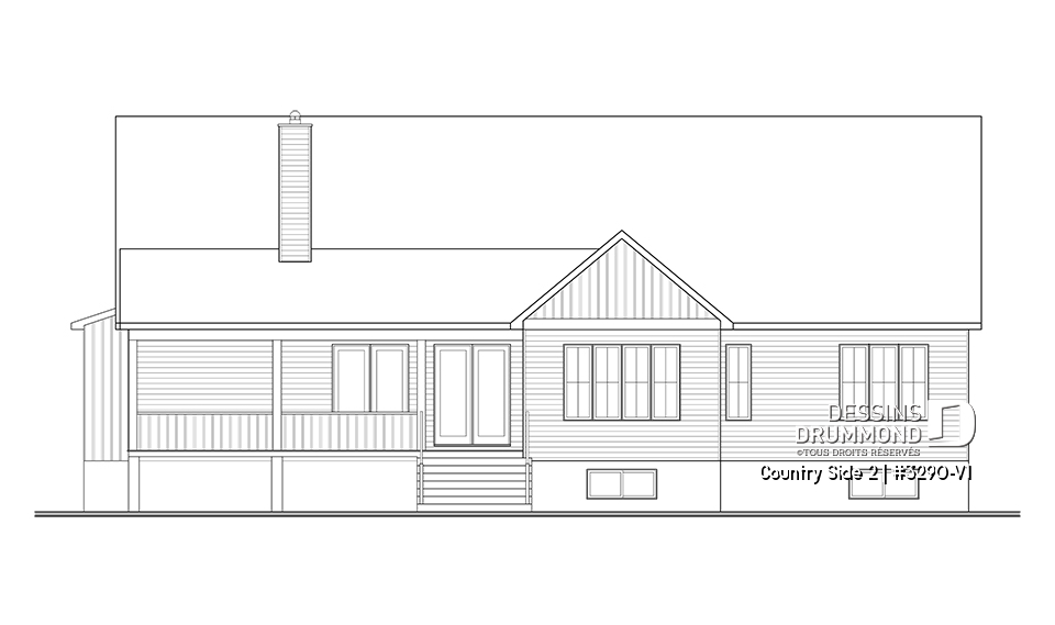 Vue arrière - MODÈLE DE BASE - Country Side 2