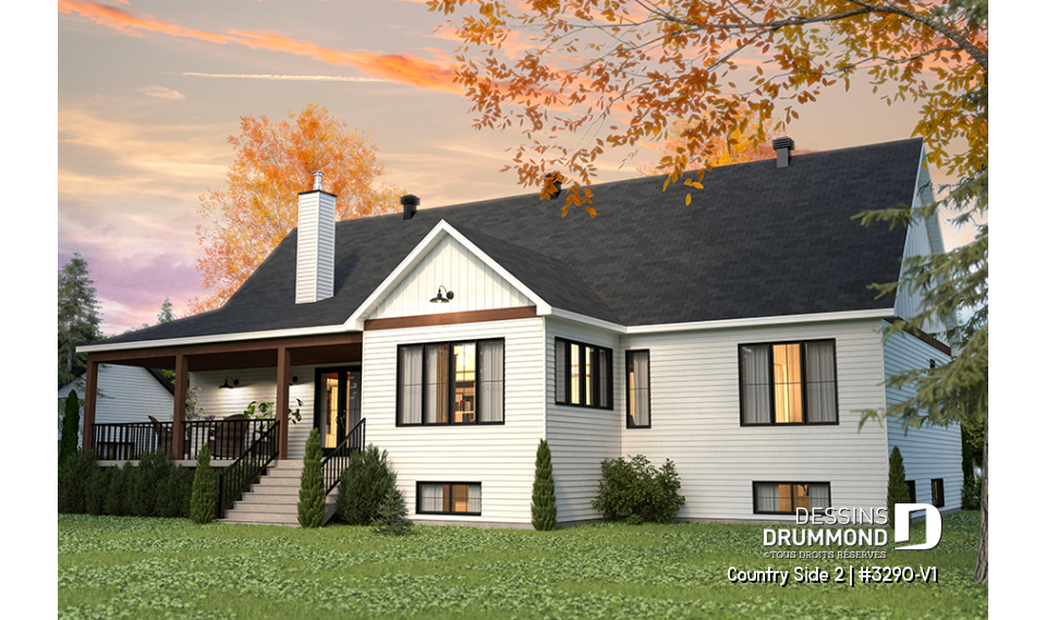 Vue arrière - MODÈLE DE BASE - Country Side 2
