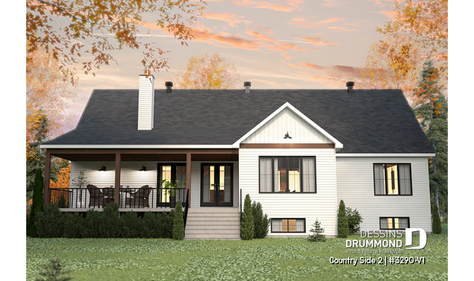 Vue arrière - MODÈLE DE BASE - Country Side 2