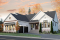 Vue avant - MODÈLE DE BASE - Plain-pied Farmhouse, garage double, suite parentale avec 2 walk-ins, arrière cuisine, vestiaire - Country Side 2