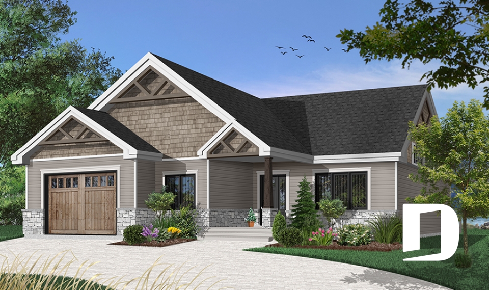 Vue avant - MODÈLE DE BASE -  - Woodside