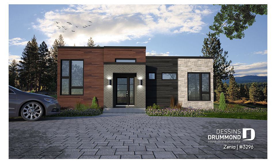 Élévation avant - Zenia