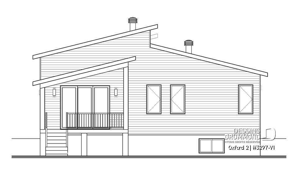 Élévation arrière - Oxford 2