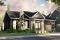 Vue avant - MODÈLE DE BASE - Plan maison farmhouse plain-pied, 2 chambres, 2 s.bain, salle lavage au rec, garde-manger, suite parentale - Duluth