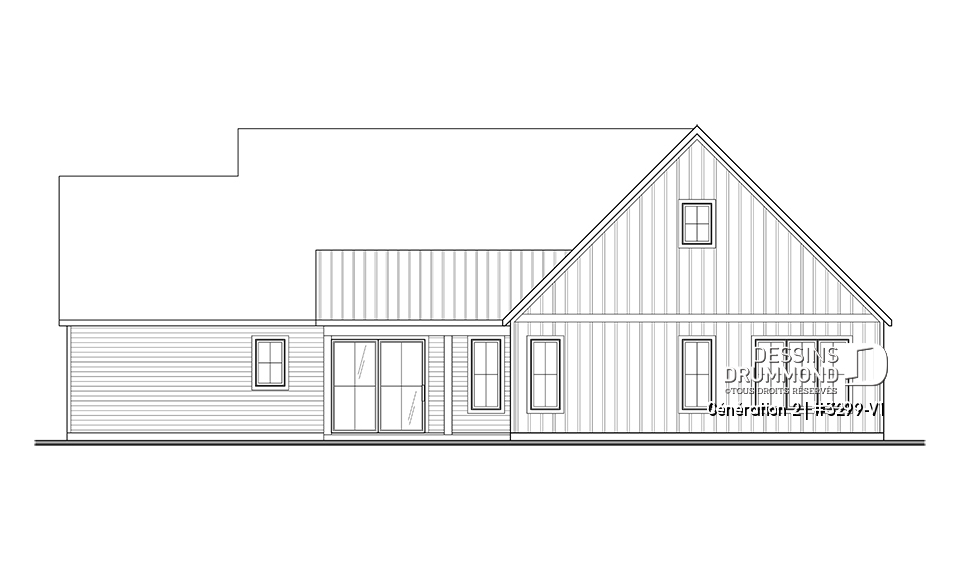 Vue arrière - MODÈLE DE BASE - Génération 2