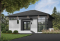 Version couleur no. 2 - Vue avant - Plan de maison contemporaine lumineuse, petit budget, 3 chambres, garde-manger, grande douche - Phénix