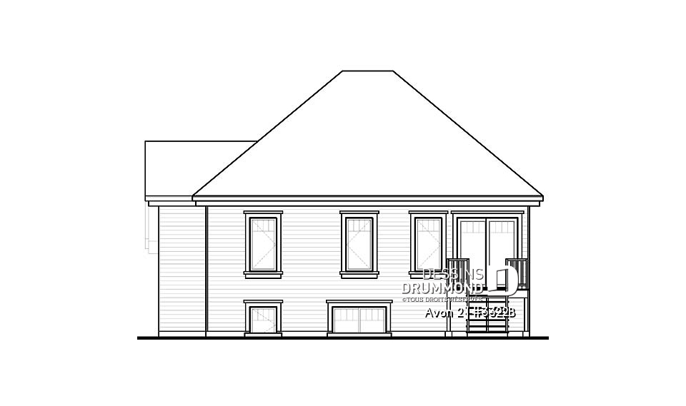 Élévation arrière - Avon 2