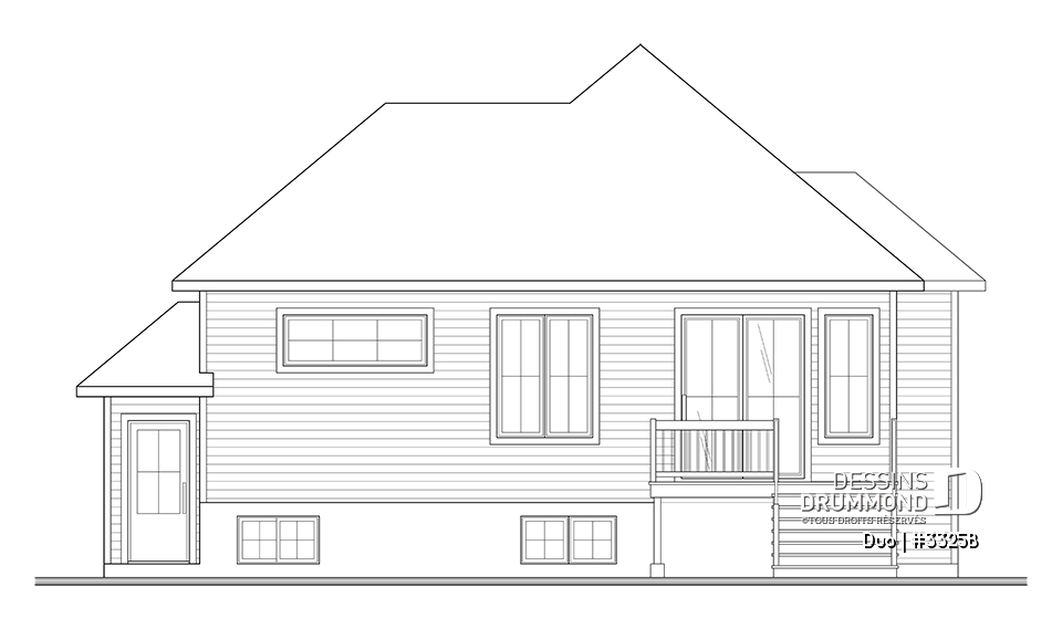 Vue arrière - MODÈLE DE BASE - Duo