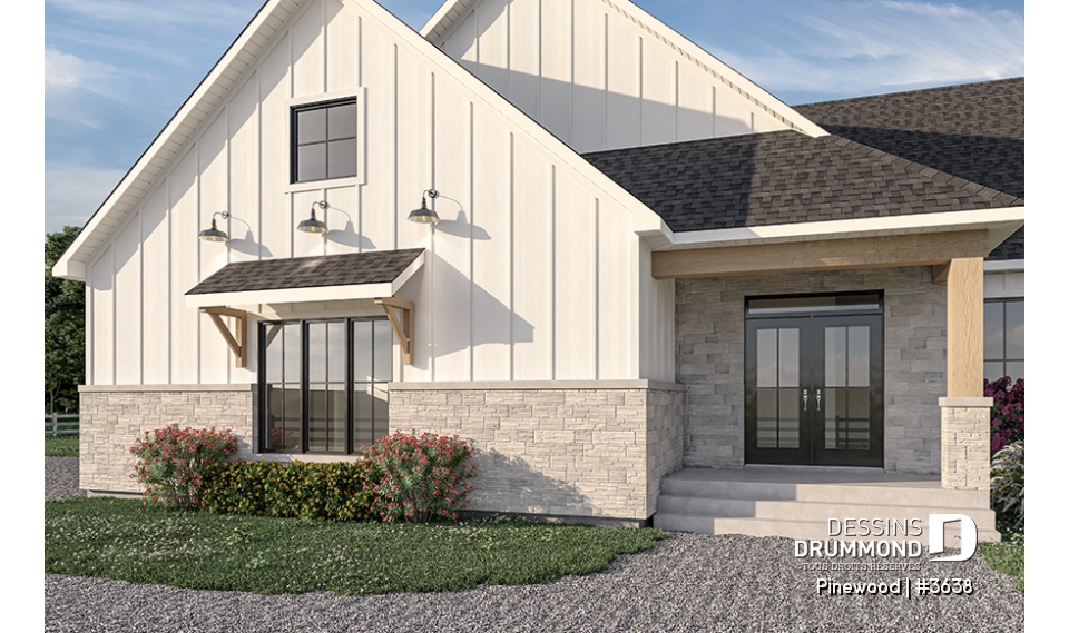 Vue avant - MODÈLE DE BASE - Pinewood