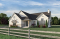 Vue avant - MODÈLE DE BASE - Grand plain-pied avec 3 chambres, bureau, garage, vestiaire, garde-manger, plafond cathédral, foyer - Pinewood