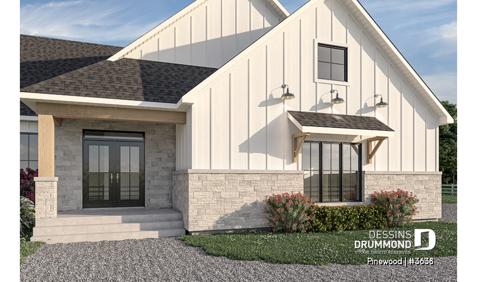 Vue avant - MODÈLE DE BASE - Pinewood