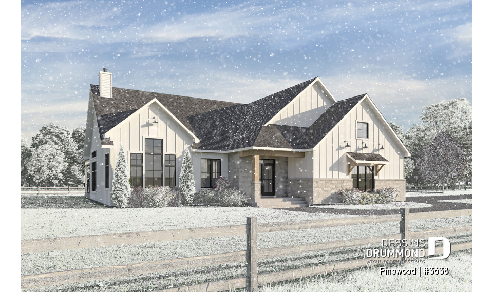 Vue avant - MODÈLE DE BASE - Pinewood