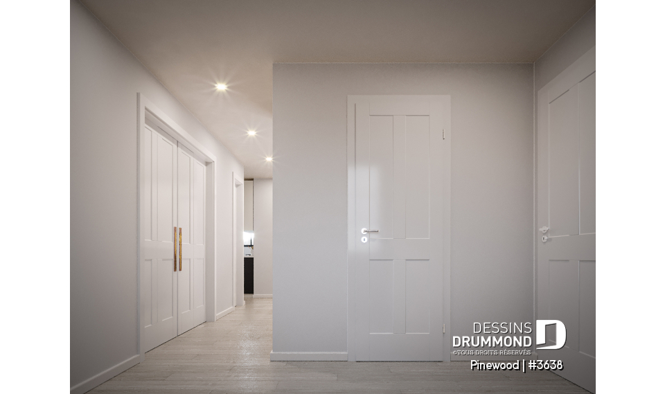 Vue intérieure - Pinewood