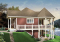 Vue avant - MODÈLE DE BASE - Plan de chalet budgétaire, fenêtrage abondant, cuisine fonctionnelle avec îlot, espace ouvert - Terrasson 2