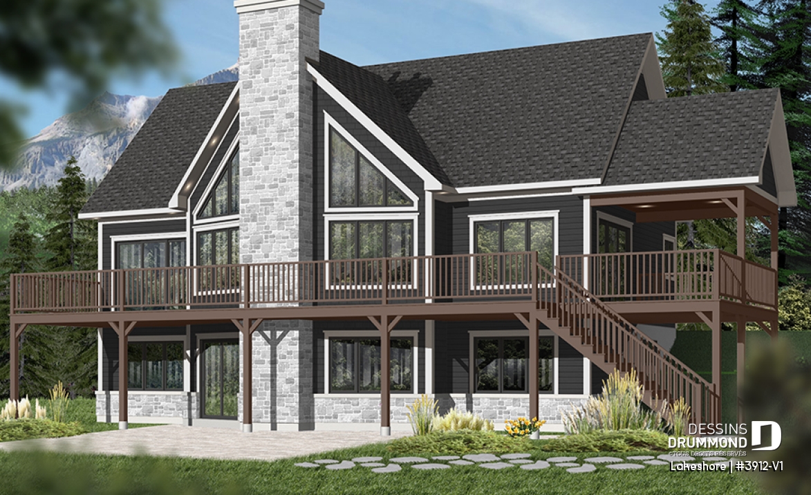 Vue arrière - MODÈLE DE BASE - Lakeshore